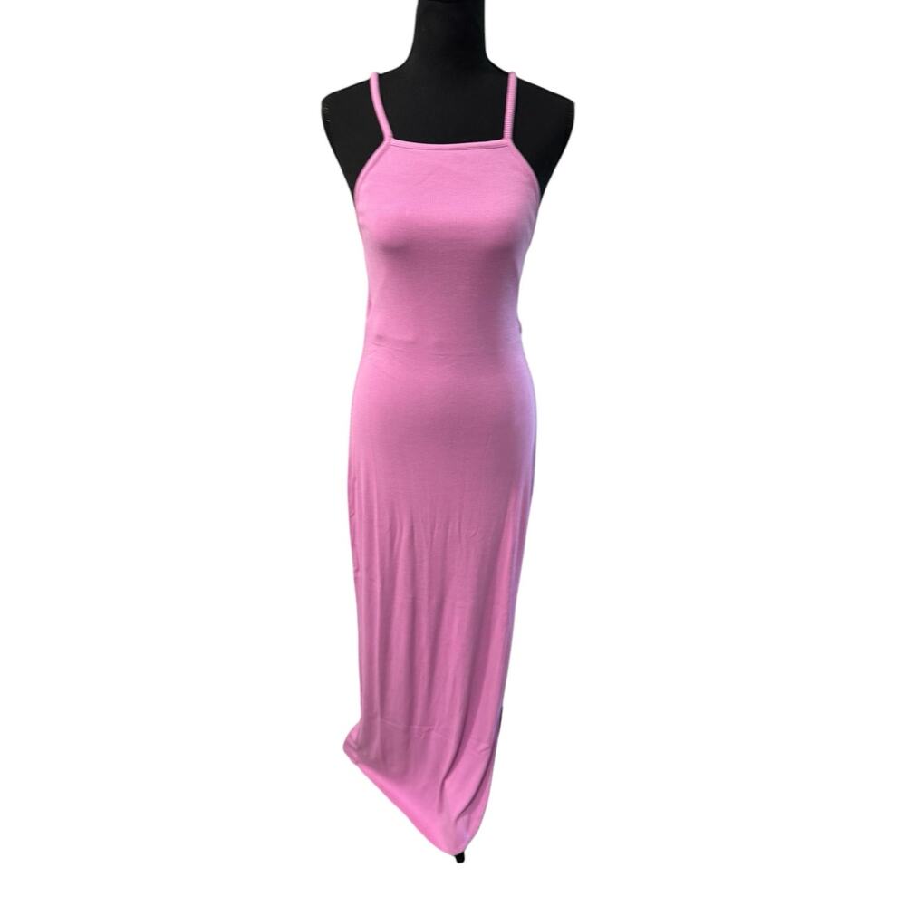 NWT! L*Space Ribbed Maxi Renata Dress in Rosebud - Size Large - Picture 5 of 9